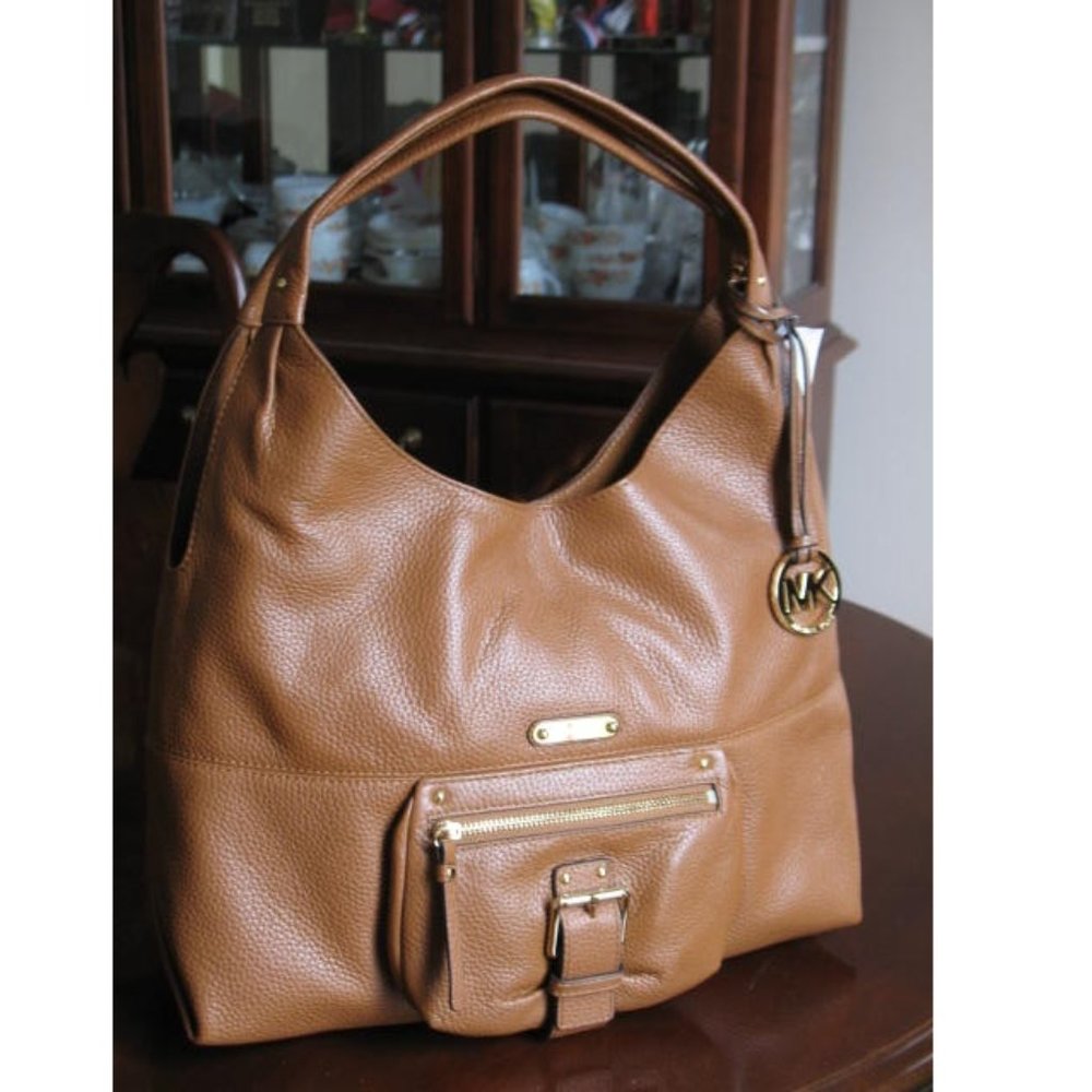 NWT Michael Kors Large Leather Hobo Bag purse new